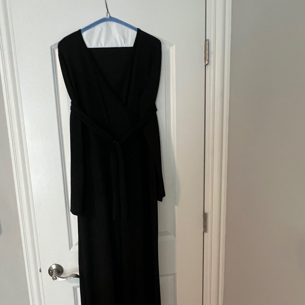 Used- Black Shimmer Jumpsuit Size XL